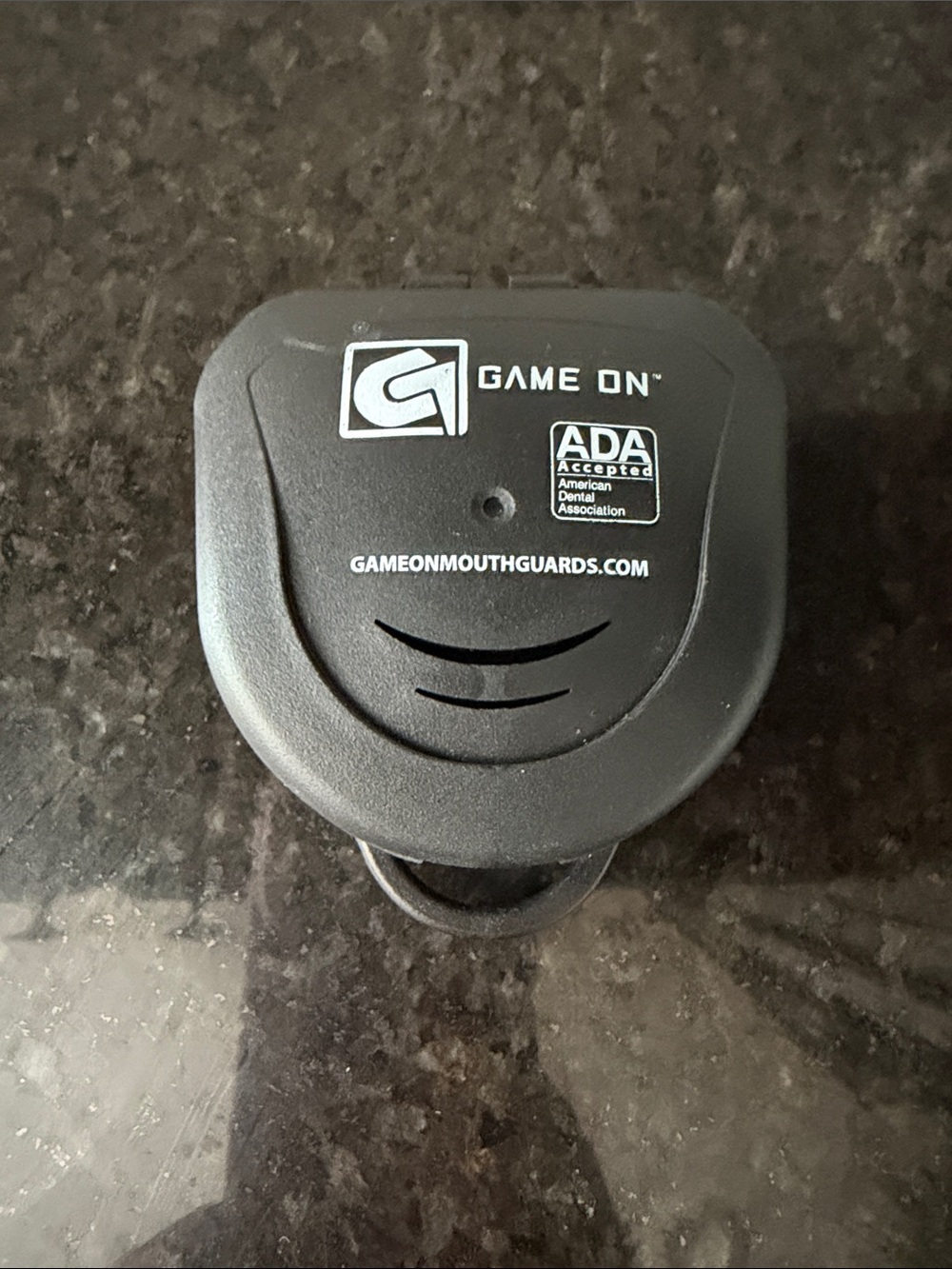 Lacrosse Mouthguard Case by Game On Black NWOT ADA Accepted